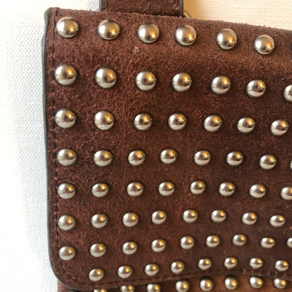 Crossbody Leather with Gold Studs - Picture 3 of 9